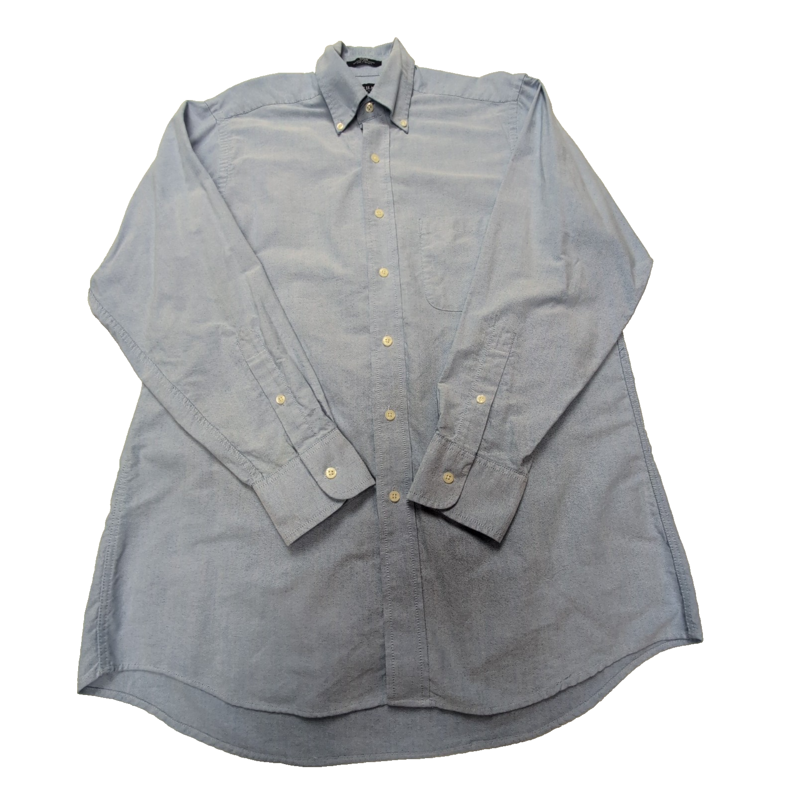 Chemise CHAPS bleu uni taille M #74e