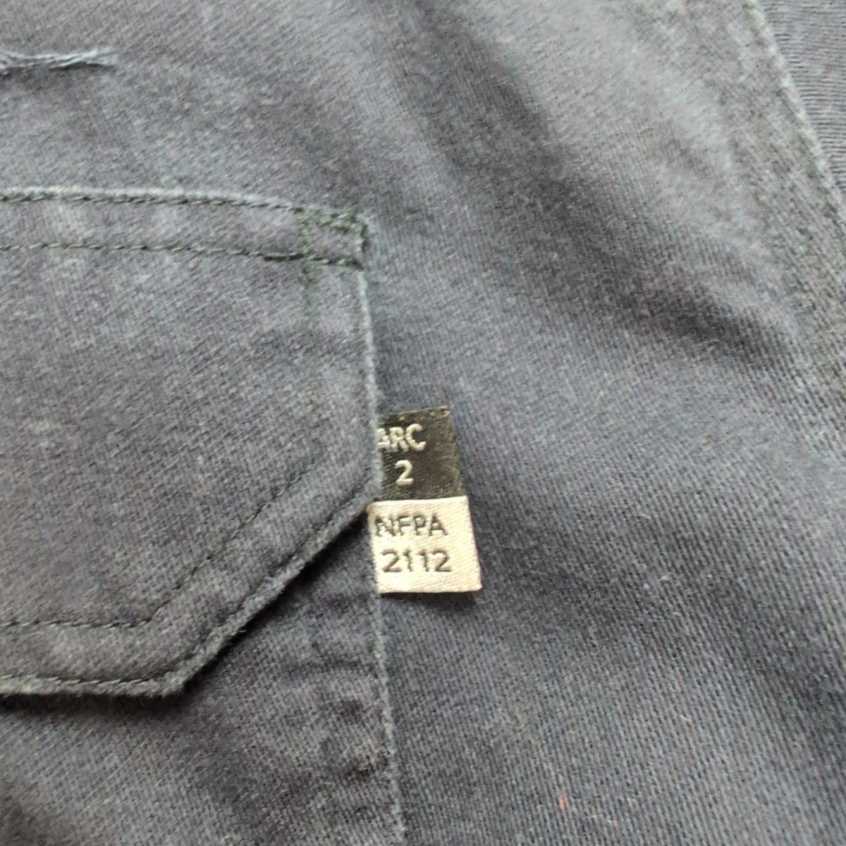 Chemise Workwear Carhartt FR XL bleu marine brodée USA work rare