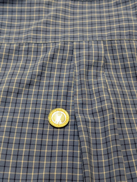 Chemise Polo Ralph Lauren Shirt Enfant XL 16 18 Ans Custom Fit Carreaux Bleu