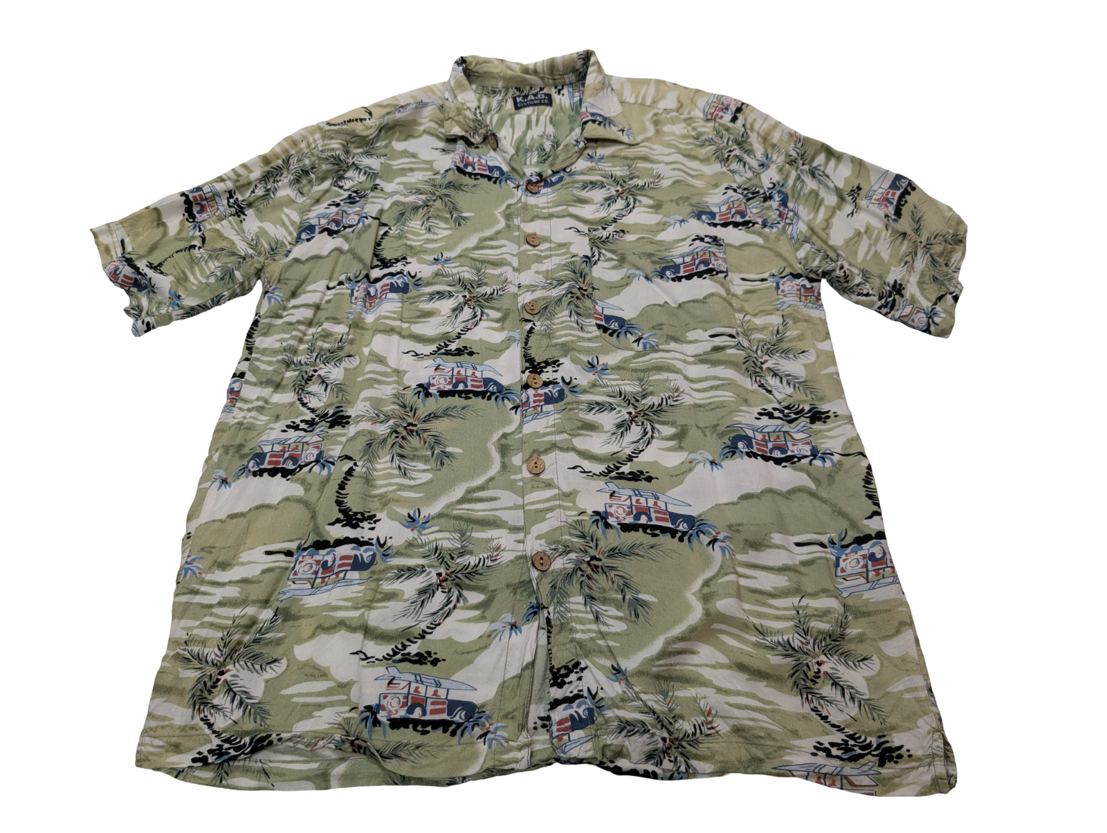 Chemise hawaïenne K.A.D Clothing CO manches courtes taille L