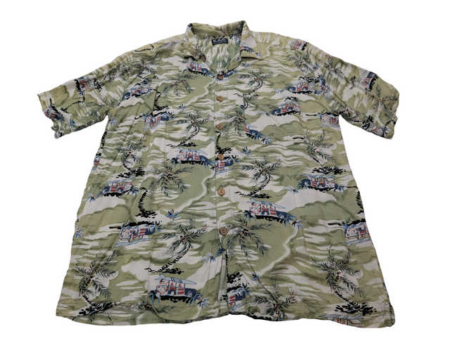 Chemise hawaïenne K.A.D Clothing CO manches courtes taille L