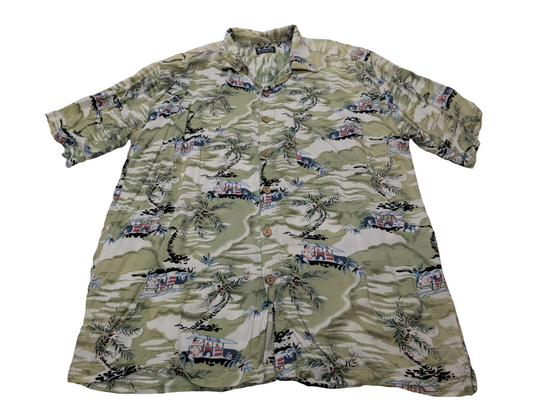 Chemise hawaïenne K.A.D Clothing CO manches courtes taille L