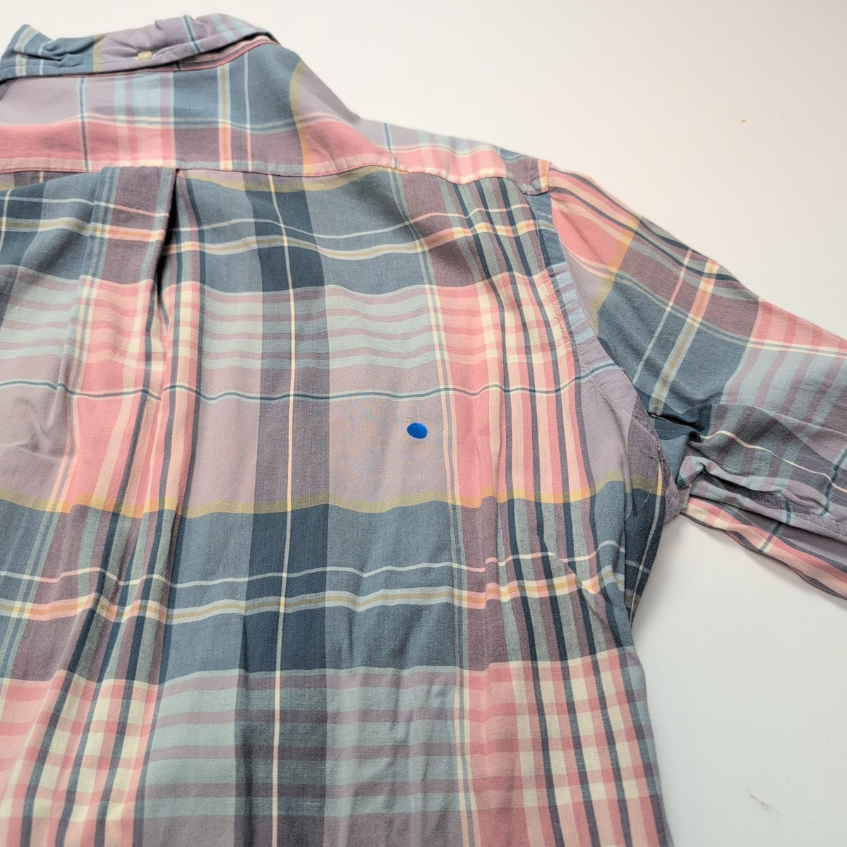 Chemise Ralph Lauren L Classic Fit Carreaux Rose Bleu Button Down Shirt