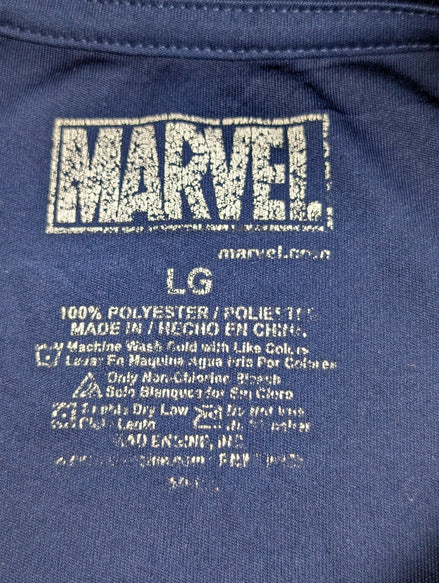 T-shirt Marvel Captain America Bleu Étoile - Taille L