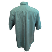Chemise DOCKERS Homme L Verte Unie Manche Courte Poche
