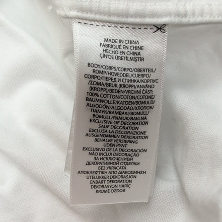 Chemise Shirt Ralph Lauren Blanche Slim Fit Button Down Manches Courtes M