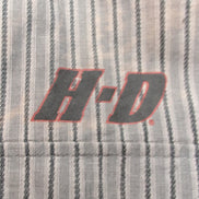 Chemise Harley Davidson XL Gris Rayures Manches courtes HD N°1 2 Poches