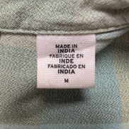 Chemise manches courtes Levi’s verte à carreaux western ranch cowboy  taille M