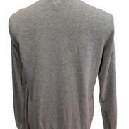 Pull Fin Tommy Hilfiger Gris Chiné Col Rond - Taille S