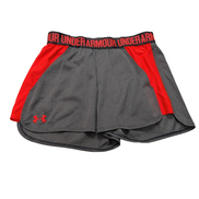 Short Under Armour HeatGear Gris & Orange Fluo - Femme Taille S