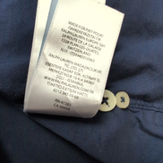 Chemise Polo Ralph Lauren L Bleu Marine Hawaïenne Logo Blanc QR manches courtes