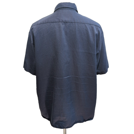 Chemise Dickies XL Bleu Marine Workwear Manches Courtes 2 Poches Logo
