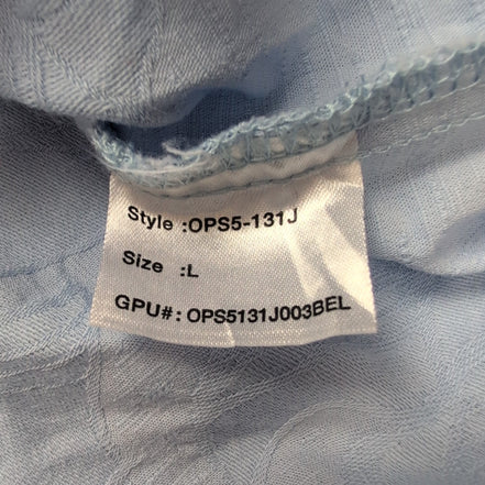 Chemise Hawaïenne OP Ocean Pacific Bleu Rayonne Taille L Grand XL XXL
