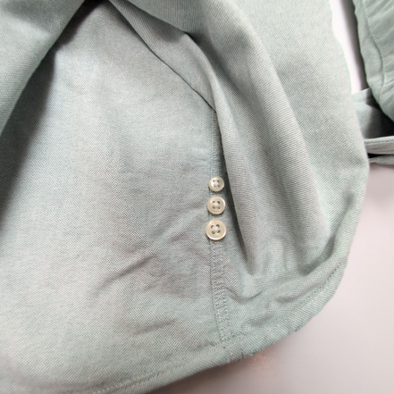 Chemise Ralph Lauren XXL Vert Pastel Oxford Logo Marron Grandes Tailles