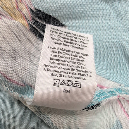 Chemise Hawaïenne No Boundaries Rayonne Bleu Nuages XS Tropical