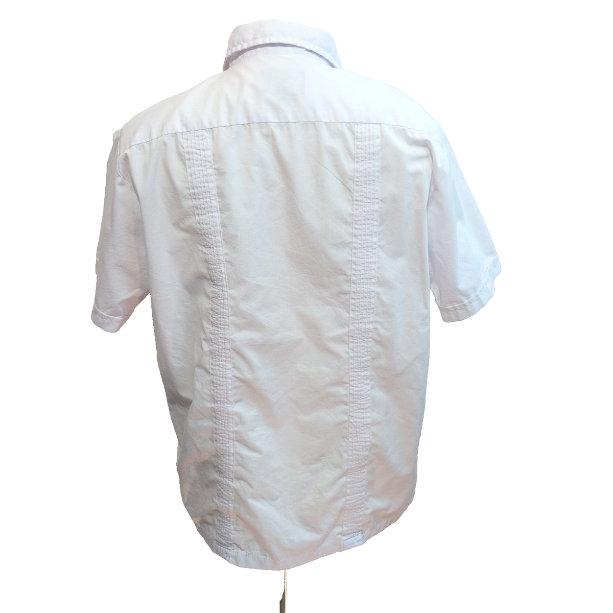 Chemise Maximos USA Yucatan Cuba Panama Blanc 4 Poches M manches courtes