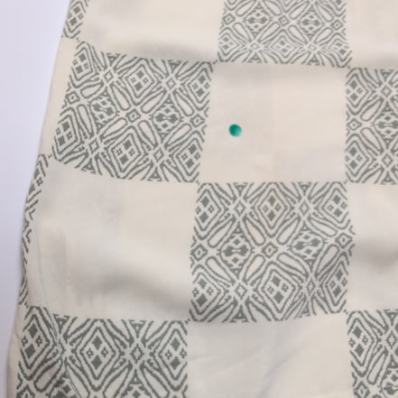 Chemise Hawaïenne Denim & Flower L Beige Vert Motifs Viscose