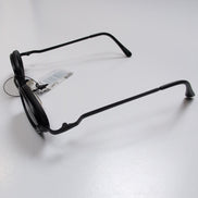 Lunettes de soleil Y2K Cyber Minimaliste Teintées Bleu Branches Fines Métal