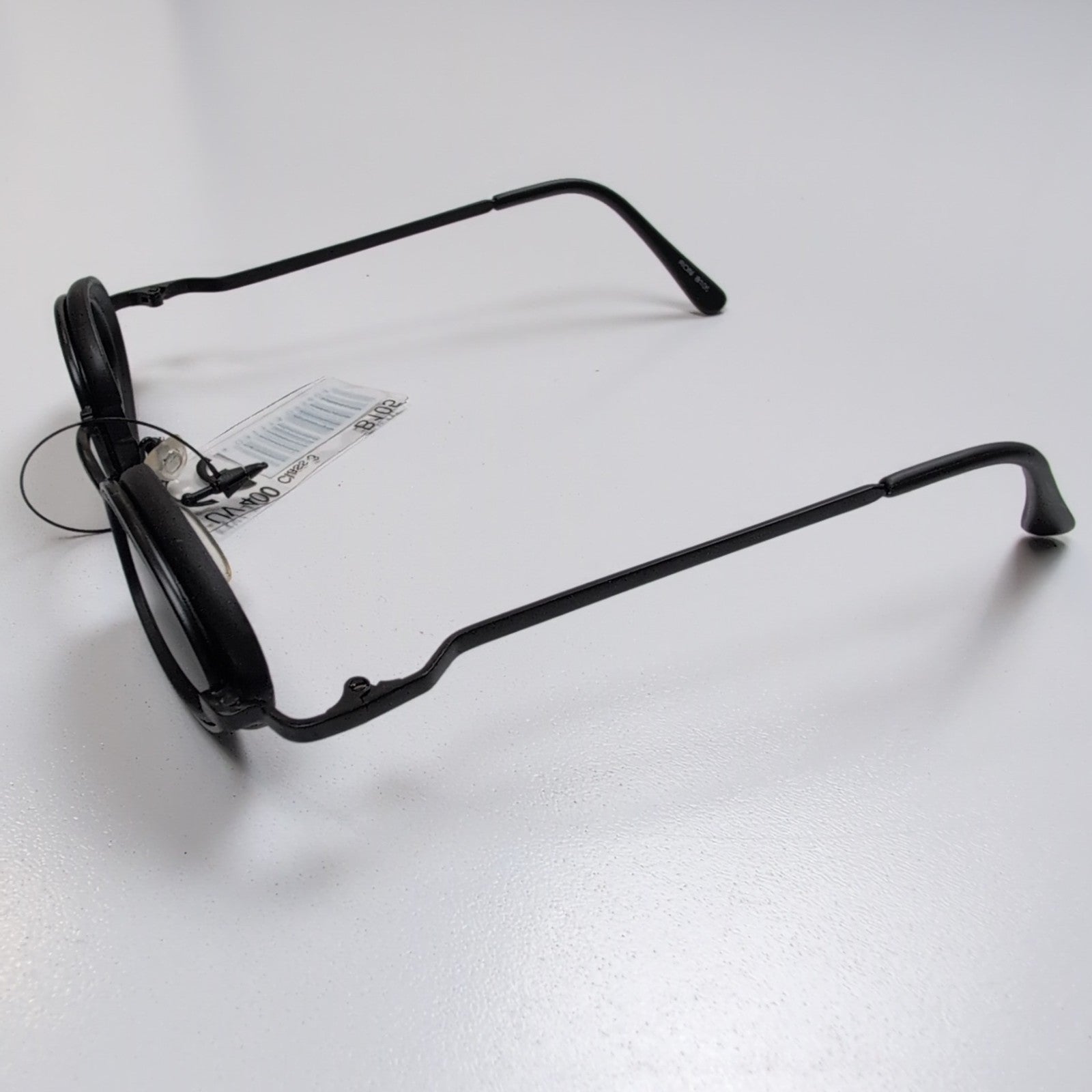 Lunettes de soleil Y2K Cyber Minimaliste Teintées Bleu Branches Fines Métal