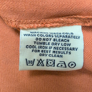 Chemise Hawaïenne Manches Courtes Montego Palms Brodée Soie Orange M