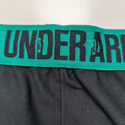 Short Under Armour HeatGear Noir & Vert - Femme Taille M