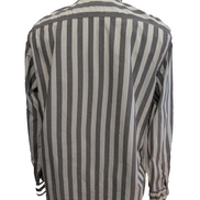 Chemise Levi's à Rayures Grises et Blanches Manches Longues Taille L