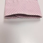 Chemise BURBERRY 100% Coton Rose Fuchsia L Logo Brodé Manches Longues