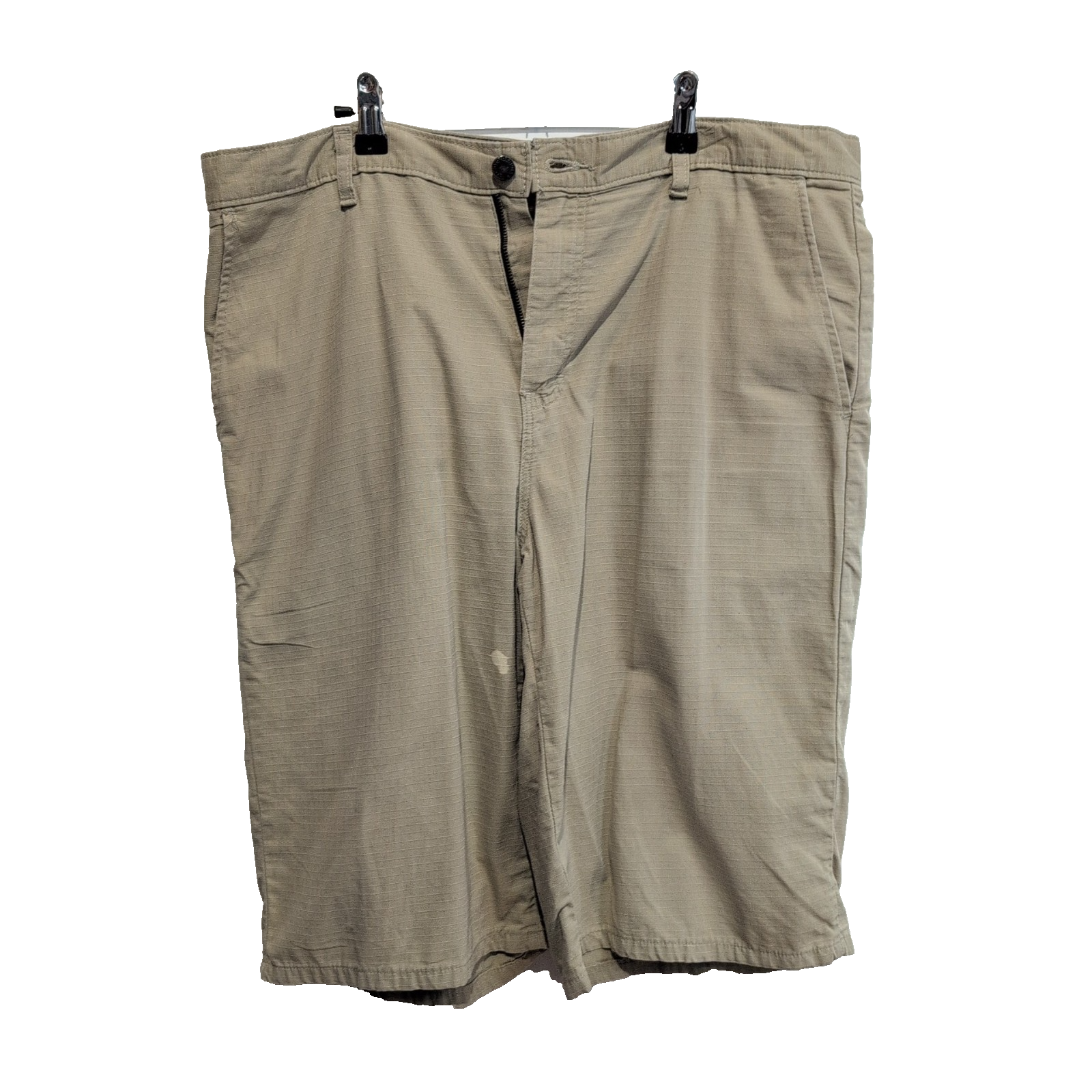 Short Dickies Workwear Crème Ripstop Homme W34 Coupe Droite Très Bon État
