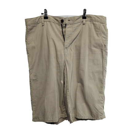 Short Dickies Workwear Crème Ripstop Homme W34 Coupe Droite Très Bon État