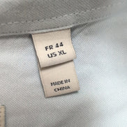 Chemise Lacoste Vintage XL Bleu Clair Regular Fit Poche manches courtes