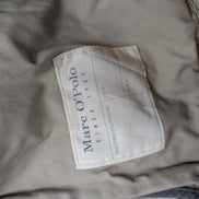 Marc O'Polo Veste Blouson Coton Crème Beige M Capuche Col Field Jacket | 313BSR