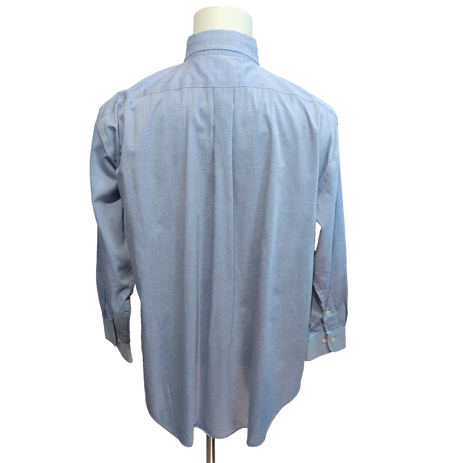 Chemise Lauren Ralph Lauren Classic Fit Bleu Clair Uni XL XXL manches longues