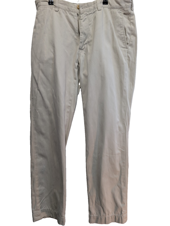 Pantalon chino Polo Ralph Lauren W35 L32 crème coton Classic Fit beige