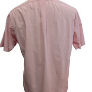 Chemise Ralph Lauren Homme S Manche Courte Rose Classic Fit Logo Bleu Petite Tai