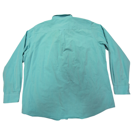 Chemise CHAPS verte unie taille XL #161e