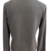 The North Face Sweat Col Rond Gris - Logo Brodé Manche - Taille L Femme