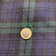 Chemise L.L.Bean T.L Vtg Laine/Coton Flanelle Épaisse Carreaux Bleu Vert