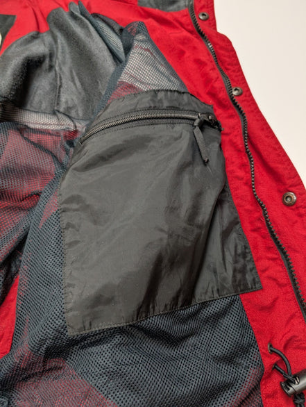 Veste Technique The North Face TNF Vintage L Rouge Noire Manteau Capuche