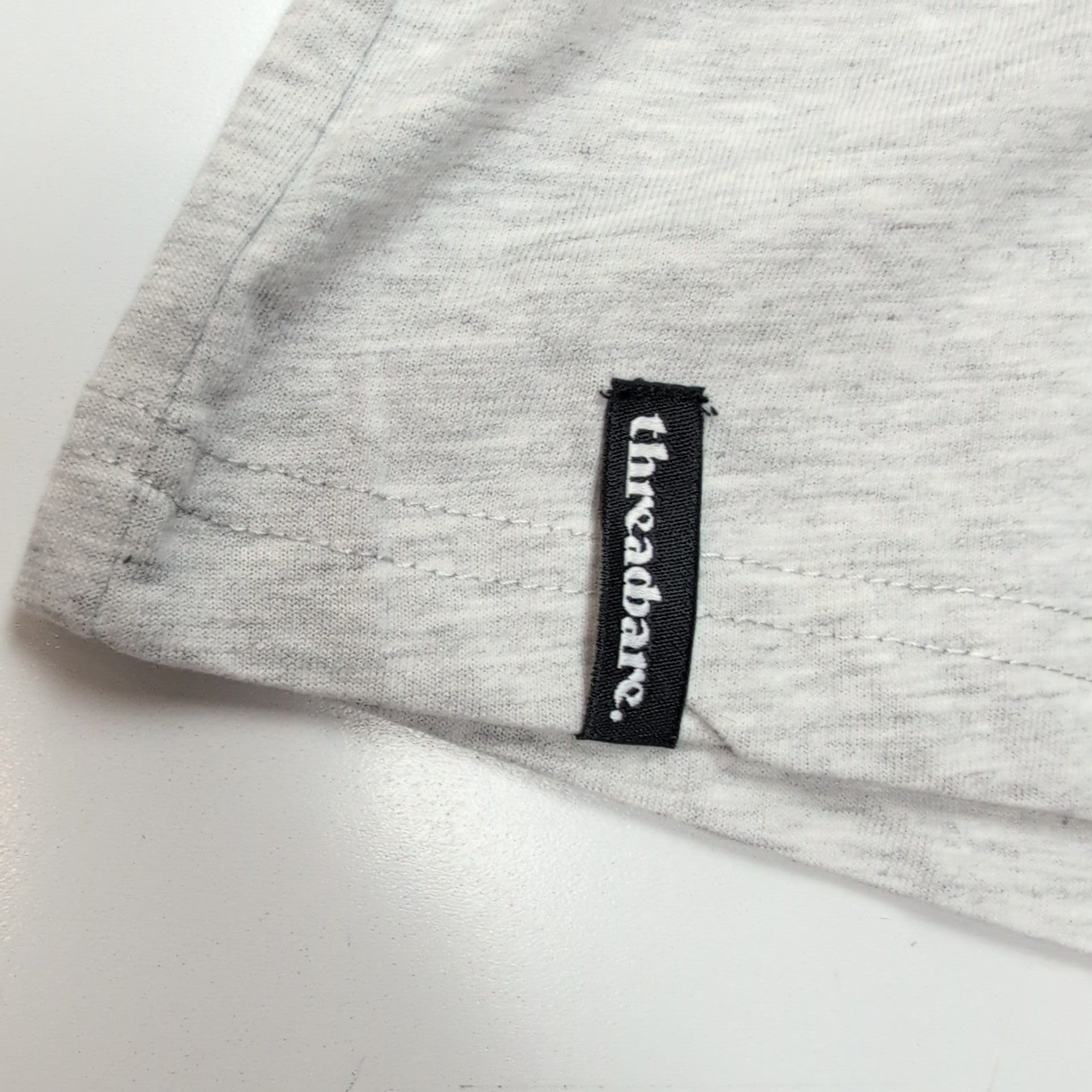 T-shirt Threadbare XL Gris Chiné Japon Bonsaï Tokyo 100% Coton Regular Fit