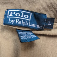 Polo Ralph Lauren Homme L Kaki Logo Orange Polo Manches Courtes