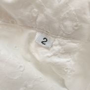 Chemise Femme Romazzino Paris Taille M 2 Blanche Dentelle Fleurie Made in France