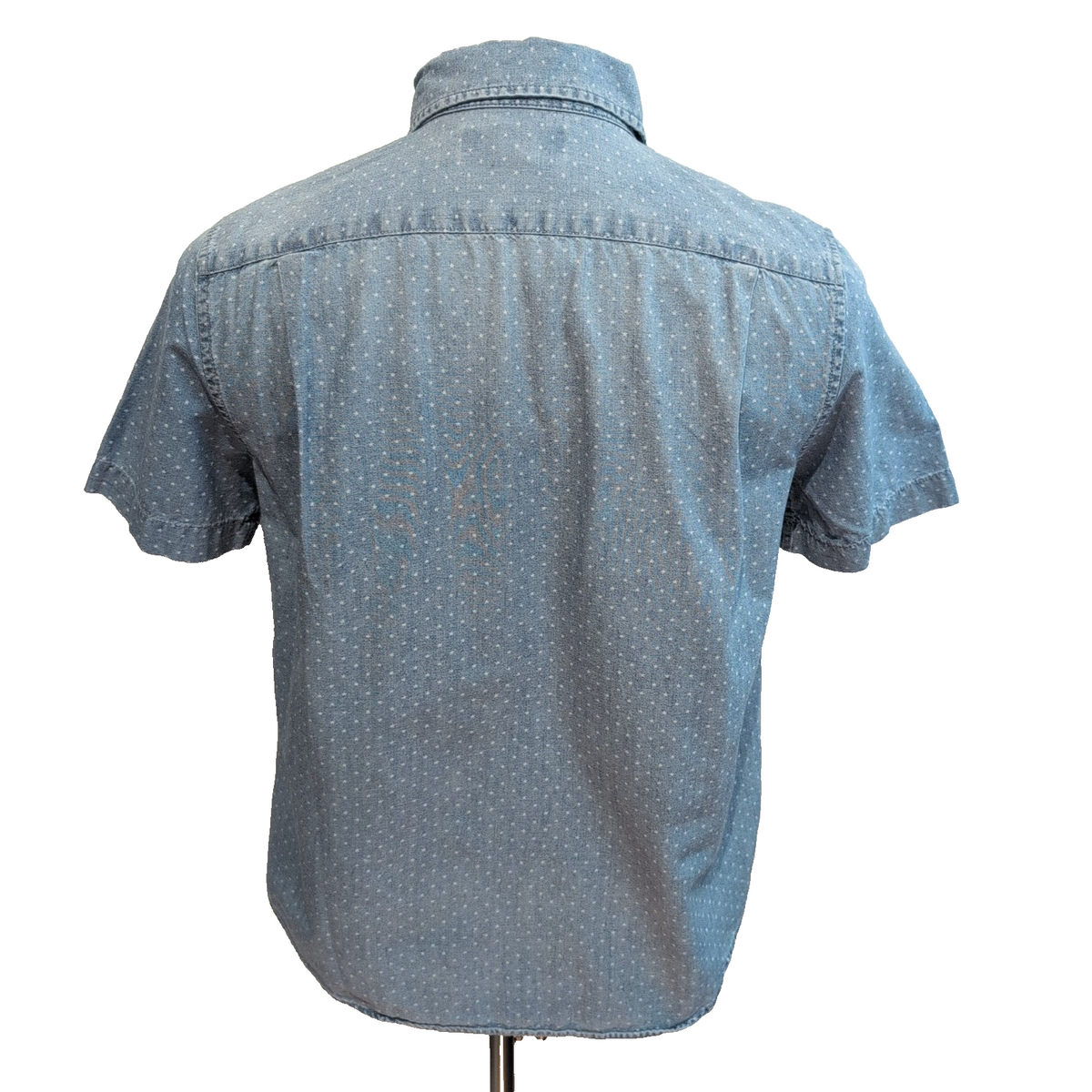 Chemise Polo Ralph Lauren L 14-16 Ans Bleu Étoiles Effet Jean Manches courtes