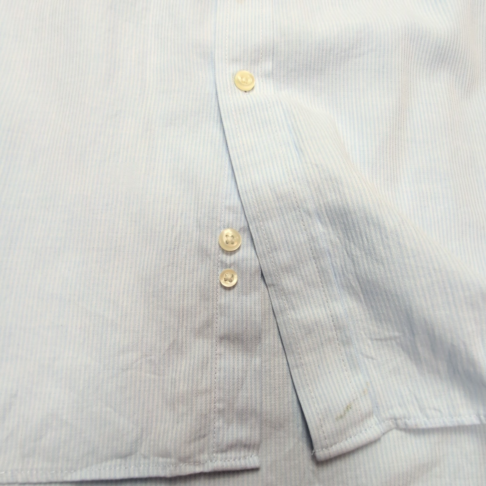 Chemise CHAPS bleu clair à rayures taille XXL #65e