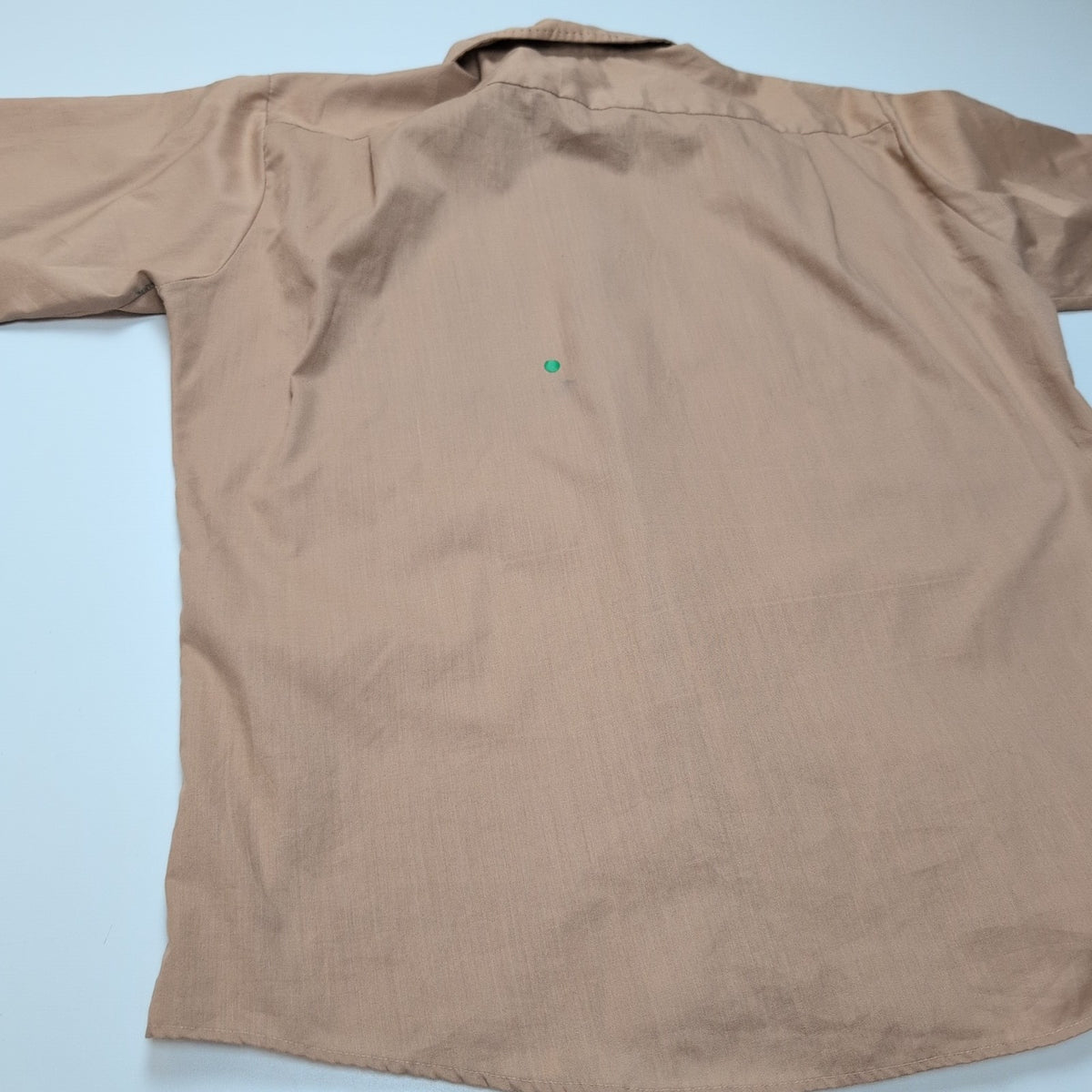 Chemise Andhurst L/XL Marron Col Pointe 2 Poches Vintage manches courtes