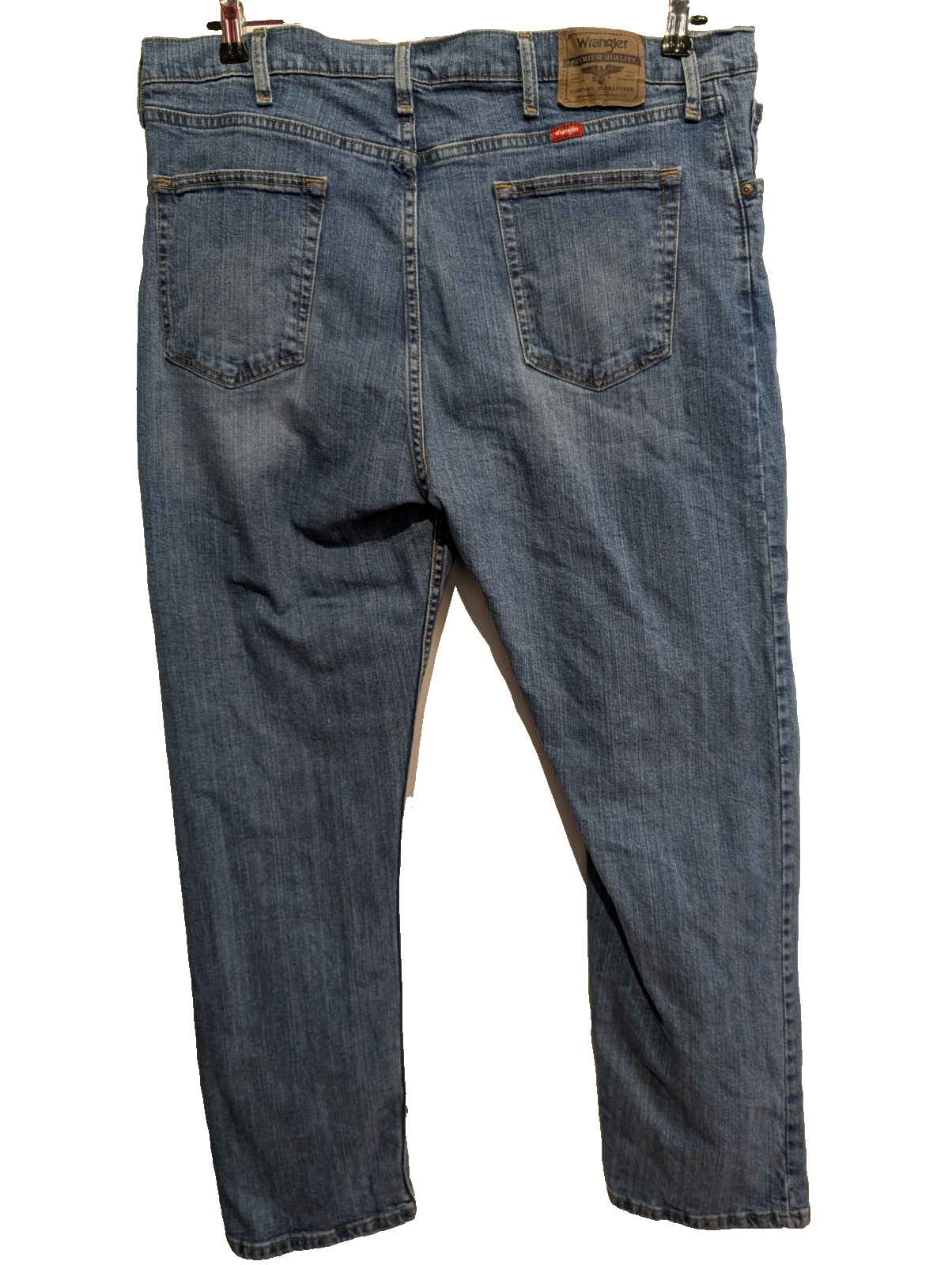Jean Wrangler Vintage Regular Fit Homme W40 L30 Bleu Denim Stretch Confort