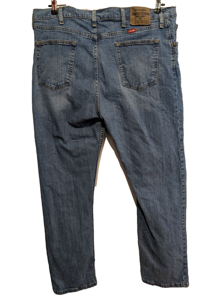 Jean Wrangler Vintage Regular Fit Homme W40 L30 Bleu Denim Stretch Confort