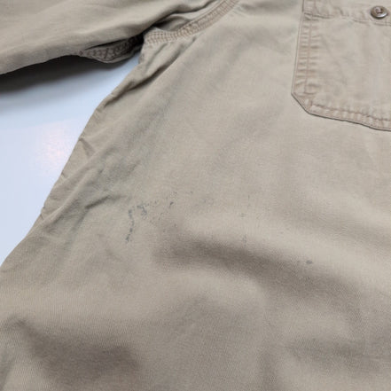 Chemise Carhartt FR 2XL Beige Workwear Coupe-Feu 3 Poches manches longues