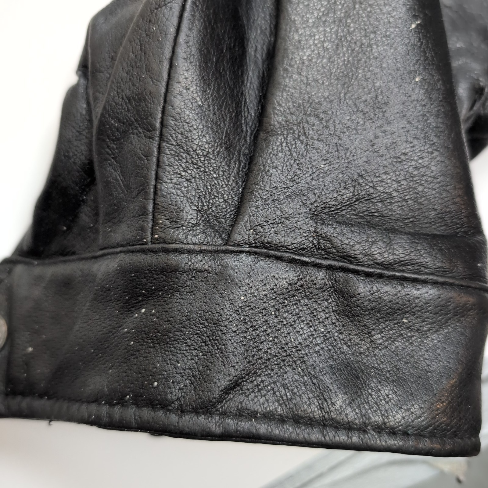 Blouson Cuir XXL Arcadia Noir 2XL Bomber Flight Jacket Veste Vintage | 55c