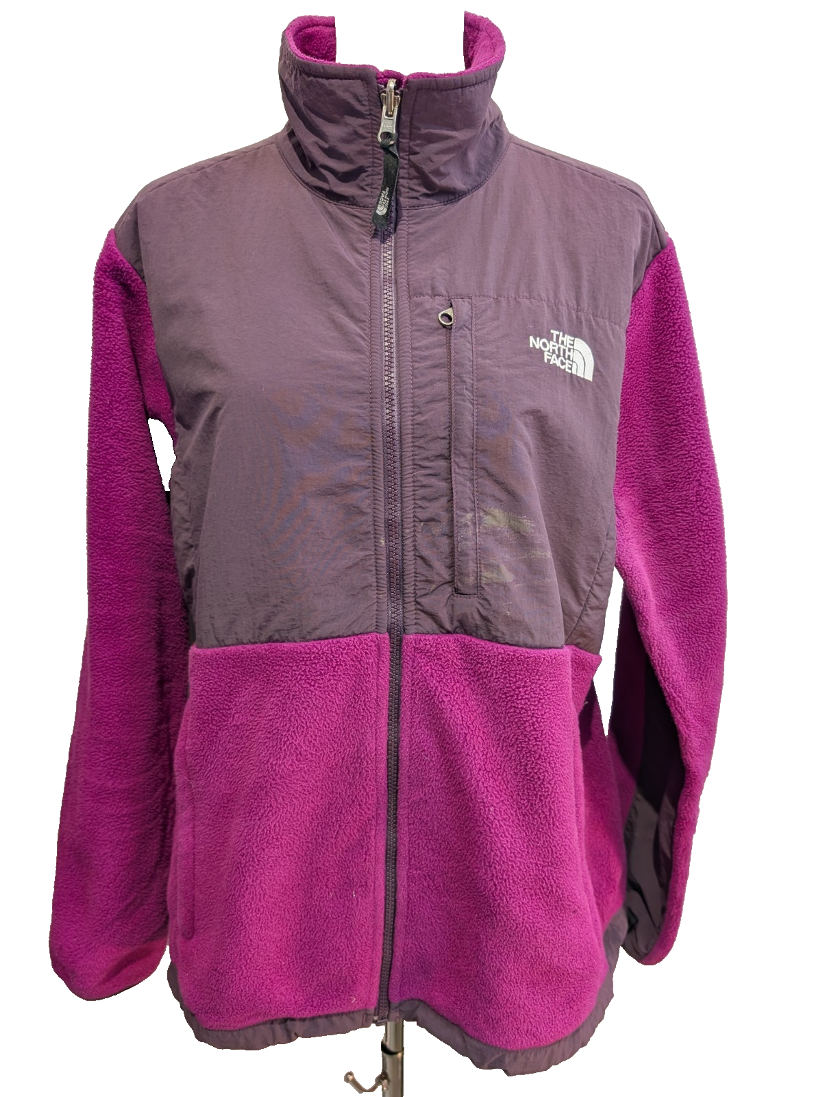 Veste Polaire The North Face Denali Fuchsia & Noir Femme - Taille XL