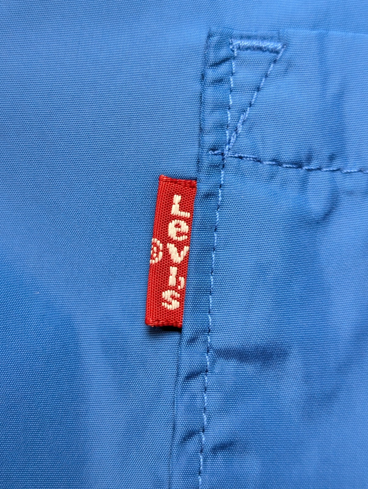 Veste Coach Jacket Levi's XXL Chicago Cubs Coupe-Vent Bleu Rare Vintage |207b